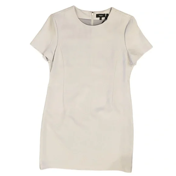 Theory Jatinn cloud Regent Crepe Dress - Picture 3 of 11